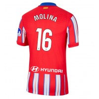 Camisa de Futebol Atletico Madrid Nahuel Molina #16 Equipamento Principal 2024-25 Manga Curta